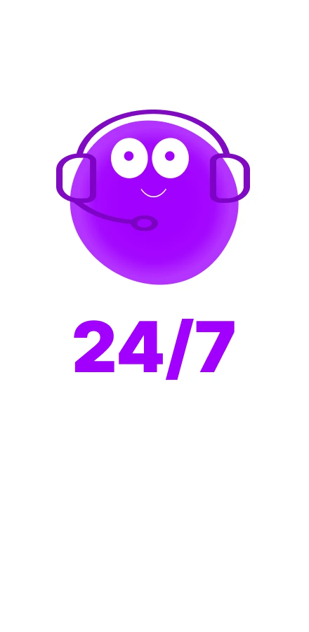 24/7 sofortige Antworten